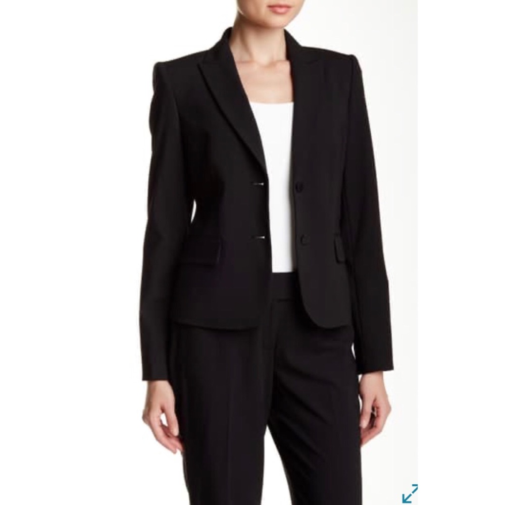 Calvin Klein Two Button Black Suit Jacket - Picture 3 of 12